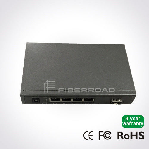 1000M 1 Port SFP  and 10/100/1000M 4-Port TP Fiber Switch